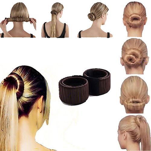 Fashion Women Twist Hair Bun Maker Donut Styling Braid Holder