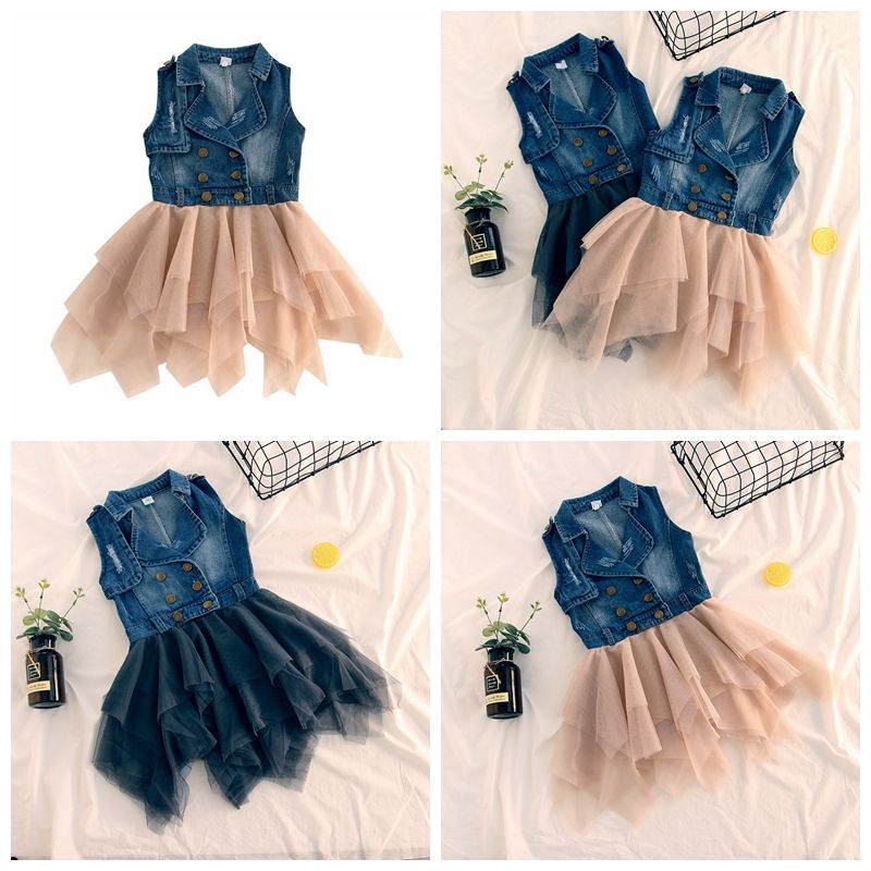 denim tutu dress