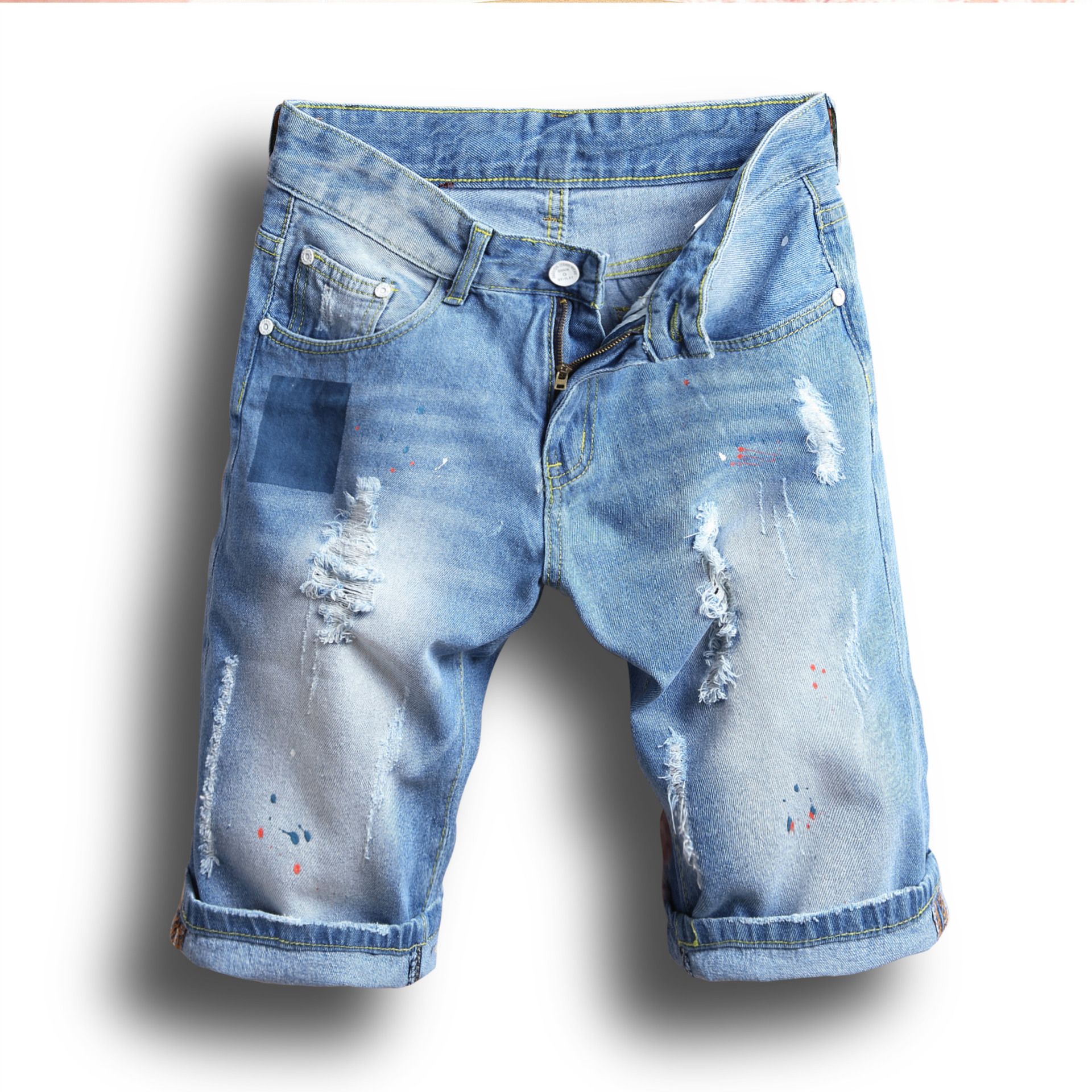 Compre Pantalones Cortos De Mezclilla De Verano Pantalones Vaqueros Para  Hombre Pantalones Cortos De Jean Para Hombre Agujero Hip Hop Bermudas Hombre  Jogger Jeans Cortos A 11,31 € Del Johnbob1994 | DHgate.Com