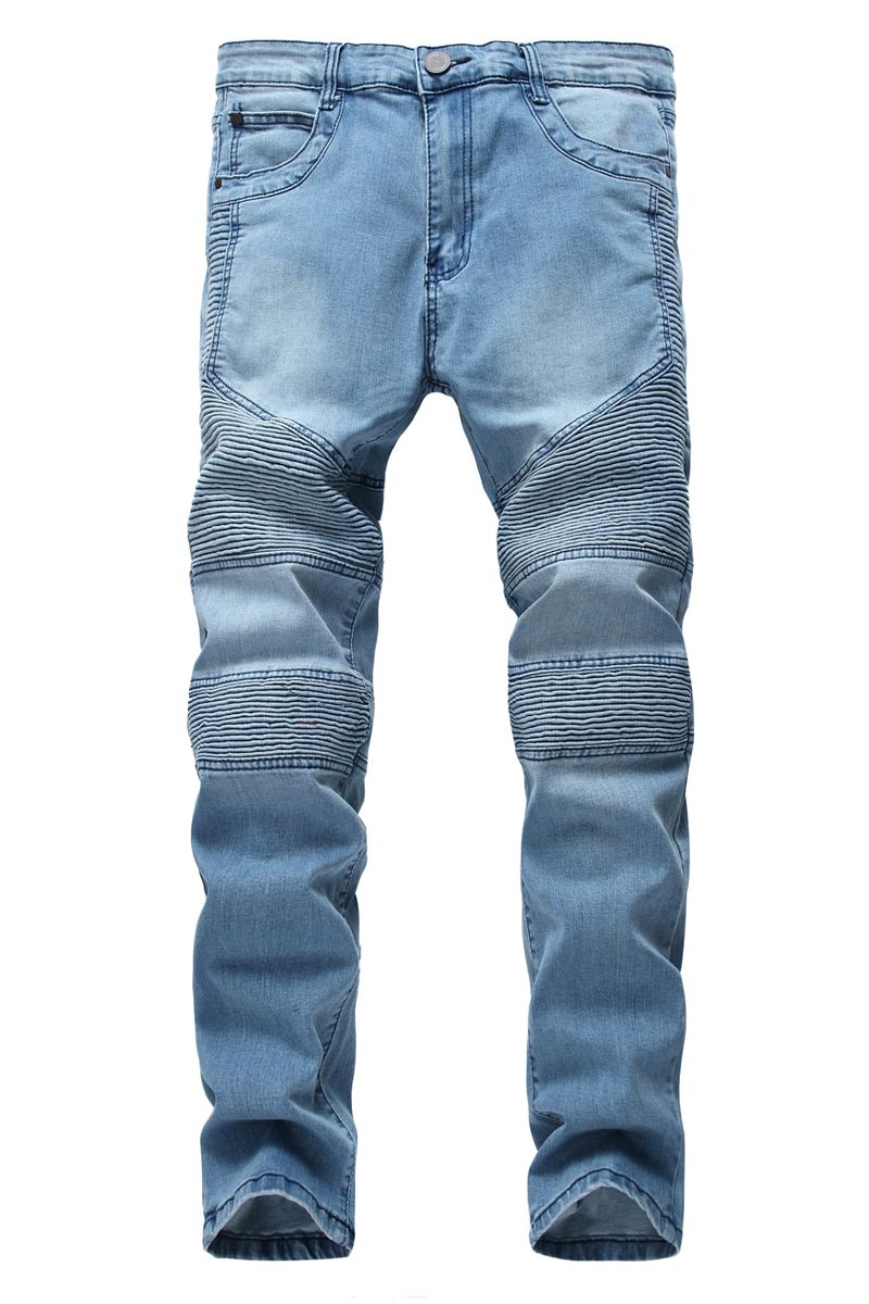 light blue moto jeans mens