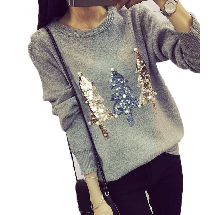sequin christmas sweater