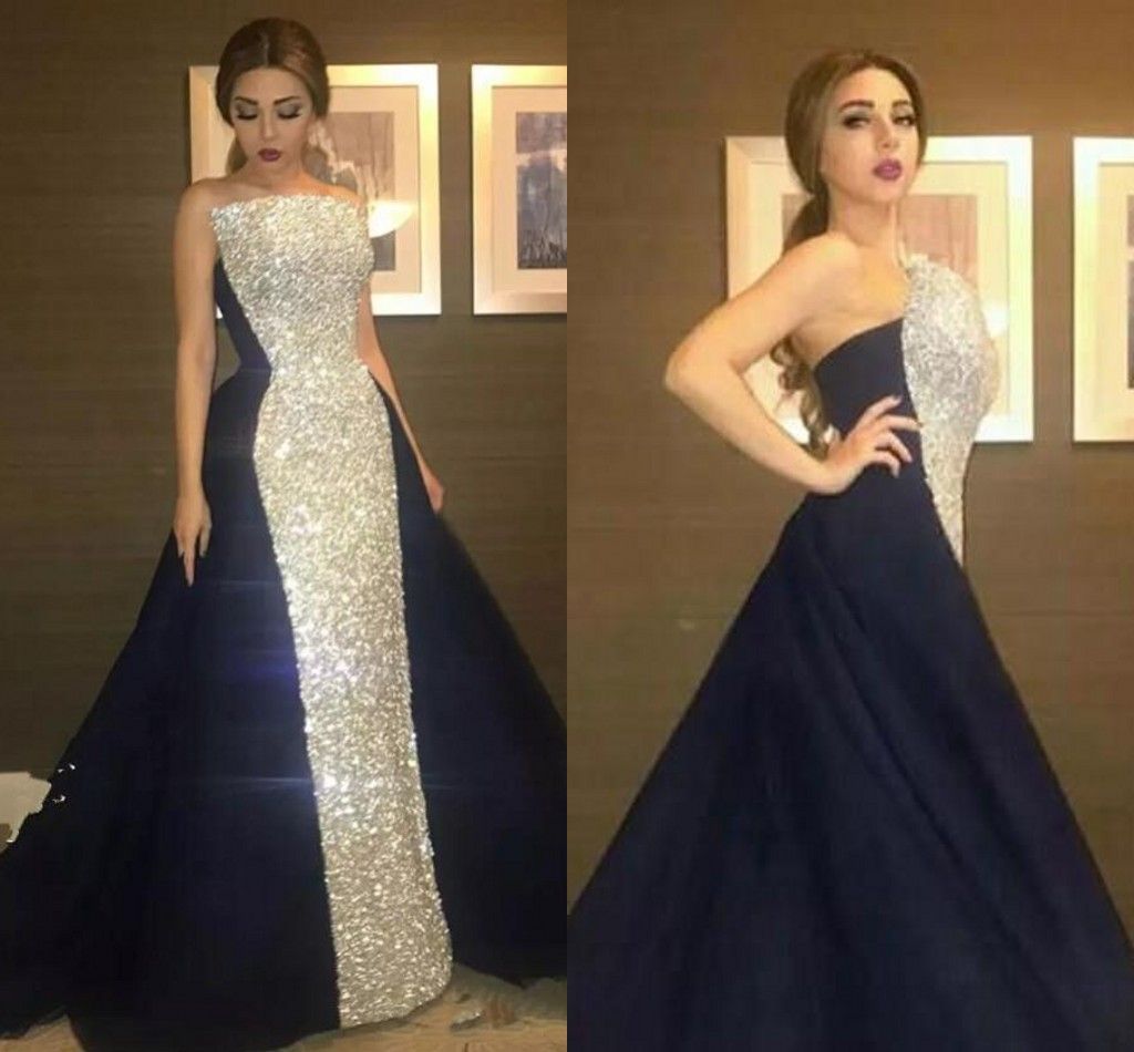 dress navy silver