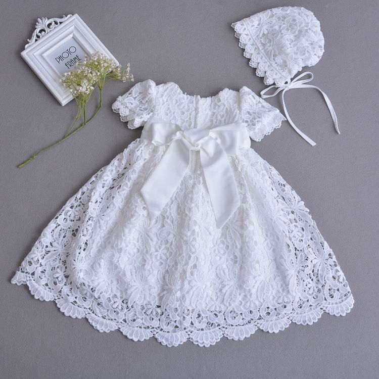 vestido de crochê de batizado