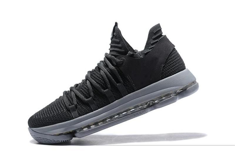 2018 KD 10 Multi-Color Oreo BHM Hombres Zapatos de Baloncesto KD X Elite Mid