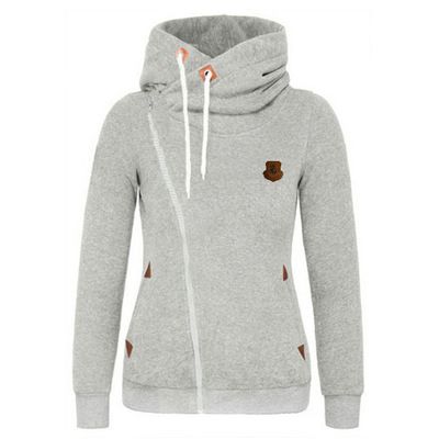 women's long sweatshirt jacket