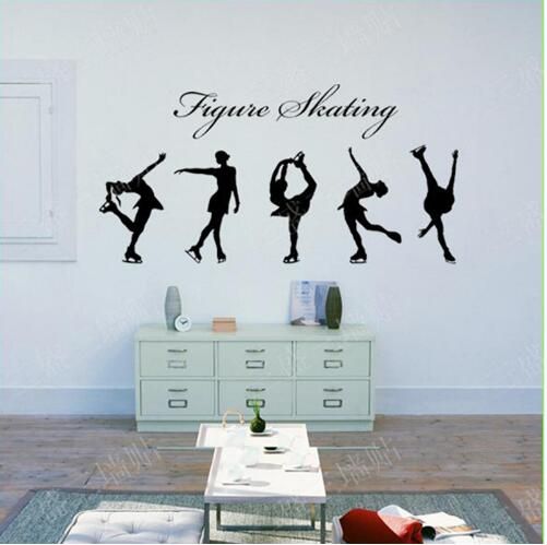 Figure Skating Girls Wall Stickers Large Decals For Living