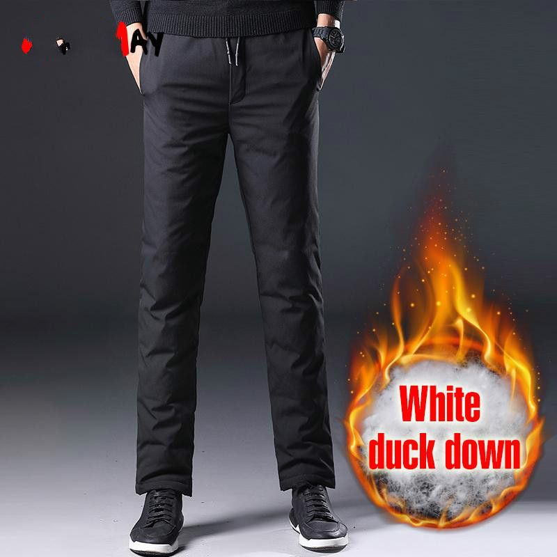 Acquistare Pantaloni Invernali Uomo Neri Pantaloni Uomo Anatra Bianca  Imbottiti Da Uomo Streetwear Inverno Addensati Pantaloni Neri Caldi Da Uomo  Pantaloni Casual Da Uomo Economico | Consegna Veloce E Qualità | DHgate  Italy