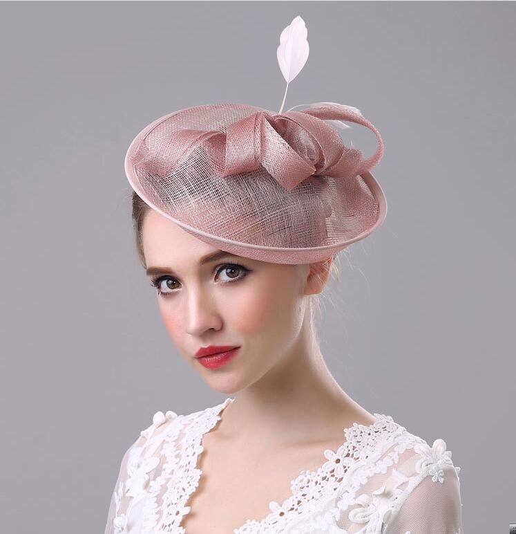 High Quality Hair Flower Bridal Hats For Wedding Mothers Hats