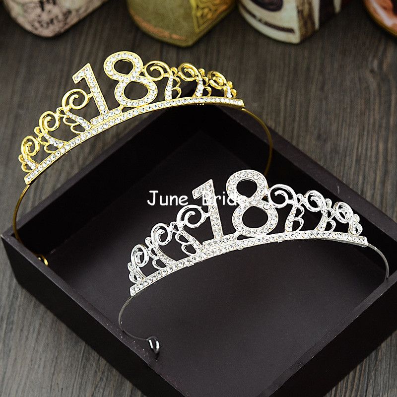 corona di compleanno per ragazza accessorio per capelli per il 13° compleanno Crown principessa SOSPIRO 15° compleanno fascia e tiara compleanno