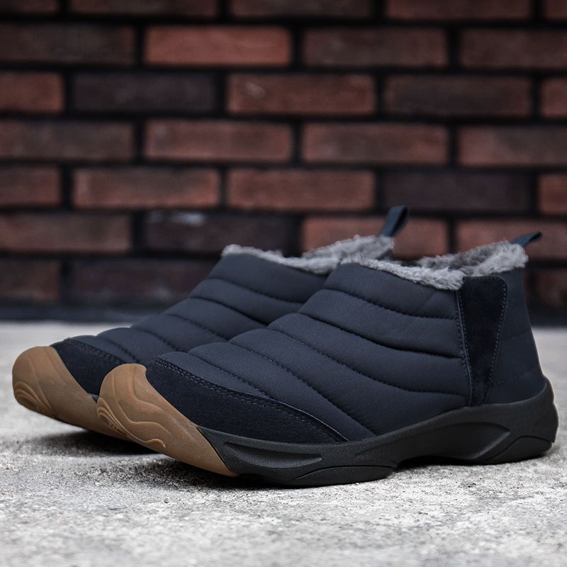 mens slip on ankle winter boots