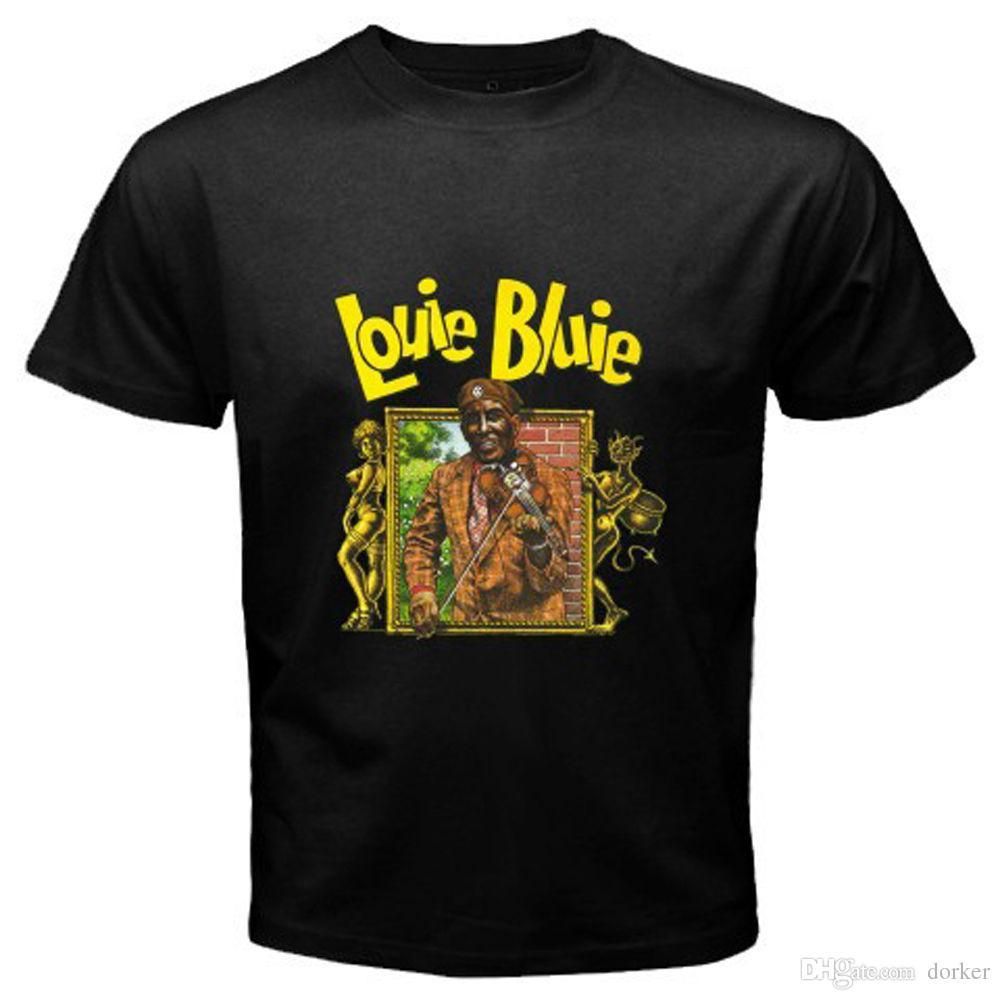New Louie Bluie Country Blues Music Legend Men/'s Black T-Shirt Size S to 3XL