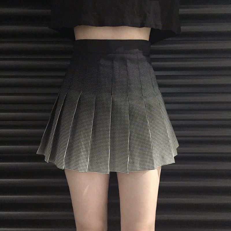 hueco componente Resonar Nueva Harajuku de cintura alta faldas cortas a cuadros vintage Niñas falda  plisada de estilo Preppy