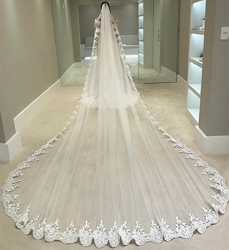 long wedding veil
