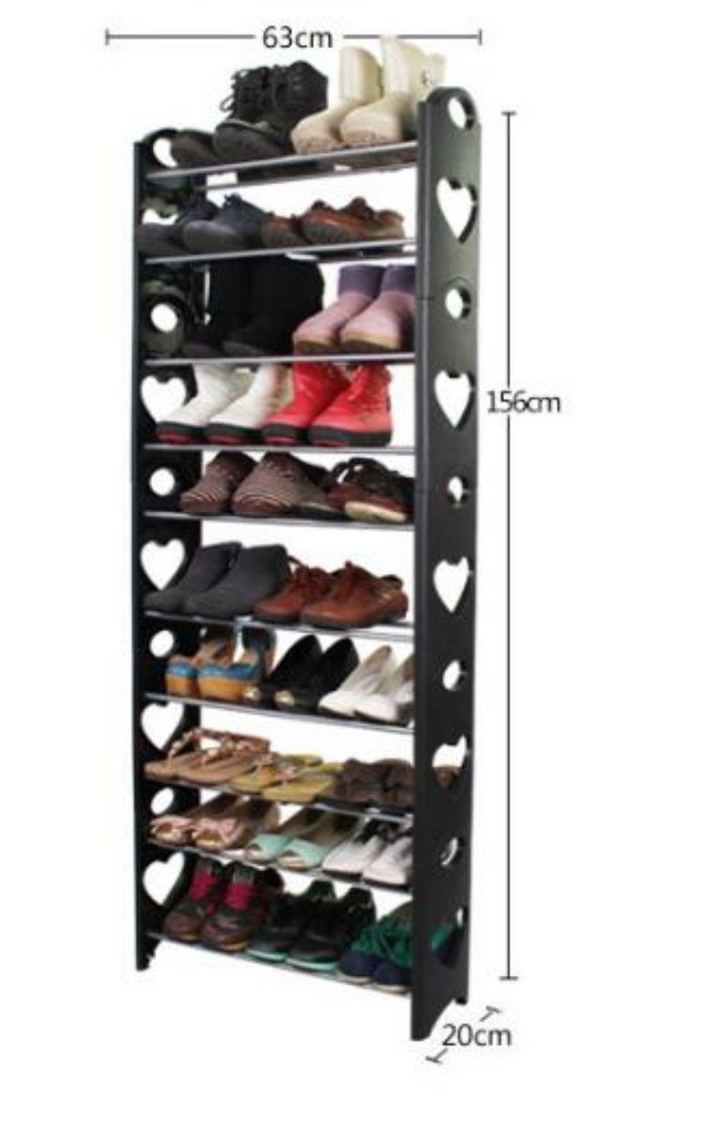 coupons for rack room shoes on 2021 Simple Shoe Rack Plastic Removable 10 Layer Black Color Shoes Holder Storage Racks Household Closet Organizer Home Indoor Supplies 26 Bb From Hehong1966 68 81 Dhgate Com