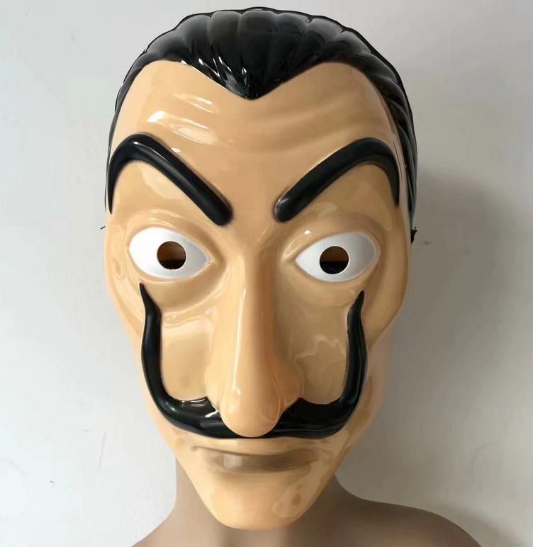 grosshandel la casa de papel gesichtsmaske salvador dali mascara geldraub party weihnachten cosplay requisiten film maske halloween vollgesichtsmasken