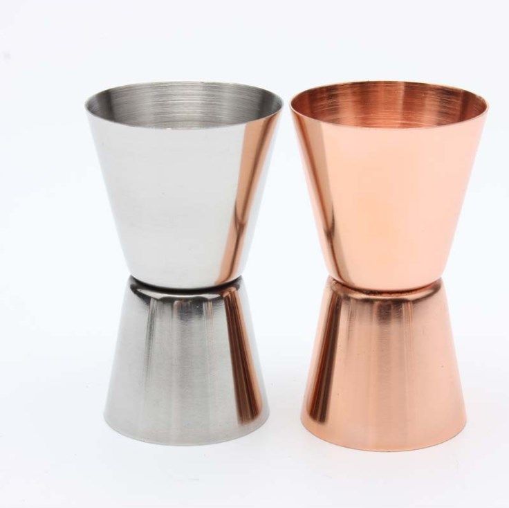 Jigger Single Double Shot Short Drink Spirit Measure Cup for Cocktail Bar Party