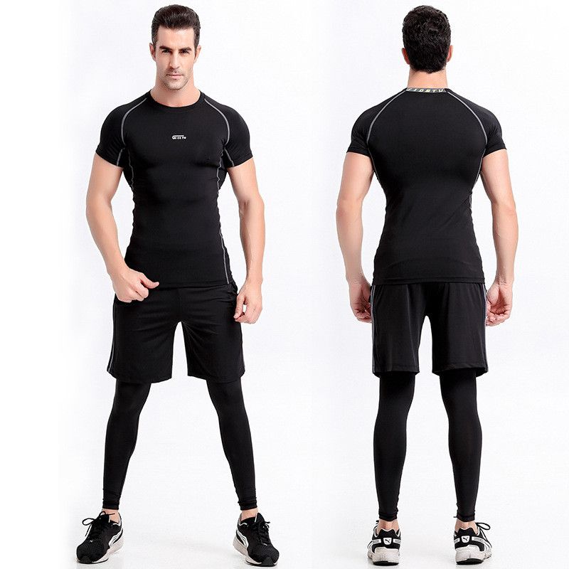 2019 Mens Run Jogging Sportswear Suit Sports Set T Shirt Leggings Shorts Gym Outdoor Workout Tights Clothing Sets Free Dhl From Dujotree 16 81 2019 Mens Run Jogging Sportswear Suit Sports Set T Shirt Leggings Shorts Gym Outdoor Workout Tights Clothing Sets Free Dhl From Dujotree 16 81