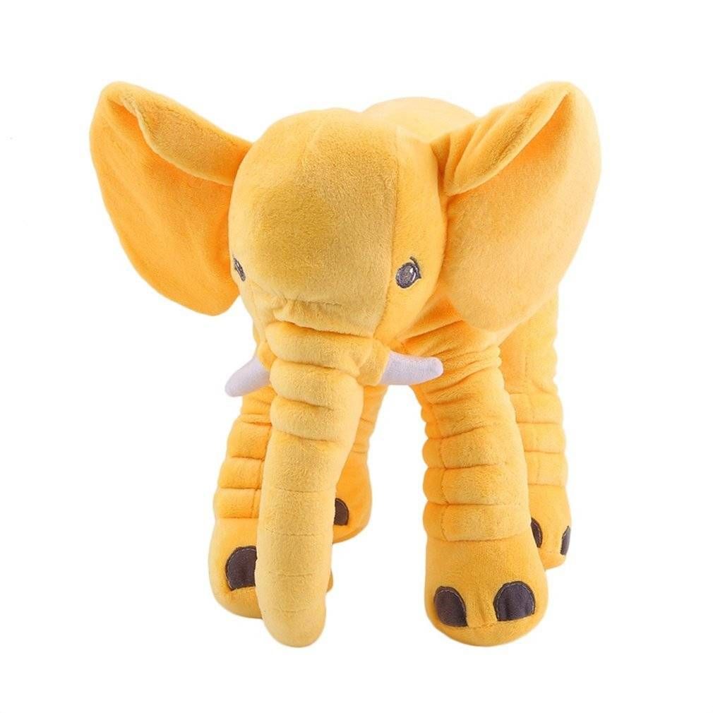 yellow elephant stuffed animal