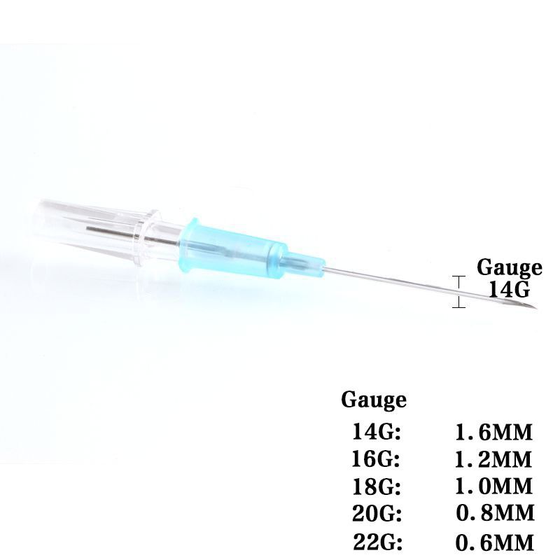 Wholesale European Cannula Body Piercing Needle 14G 16G 18G 20G