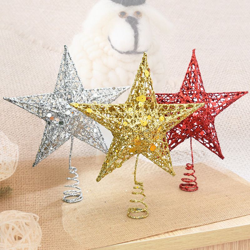 by Christmas Direct 20cm Purple Glitter Star Christmas Tree Topper by Christmas Direct 20cm Purple Glitter Star Christmas Tree Topper