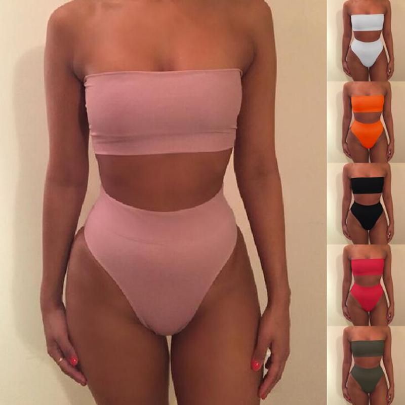 high waisted bikini with belt