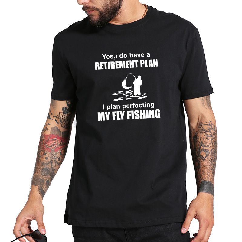 2020 Fly Fishing Short Sleeve Shirt 100 Cotton Fishing Men Novelty T Shirts Phrase Printed Funny Tee Shirt Drop Ship Us Size From Baseball Jersey09 12 18 Dhgate Com