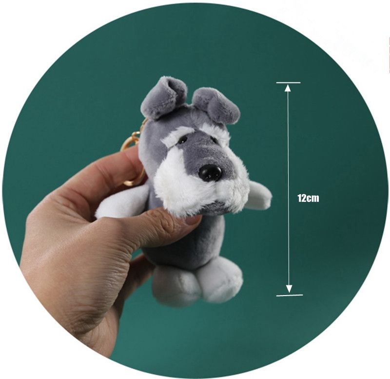 plush schnauzer dog