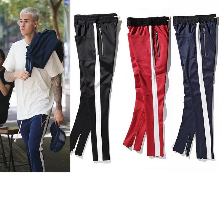 mens red casual pants