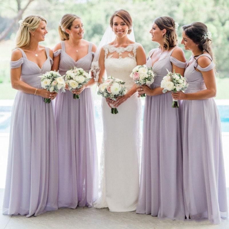 lavender bridesmaid dresses with sleeves