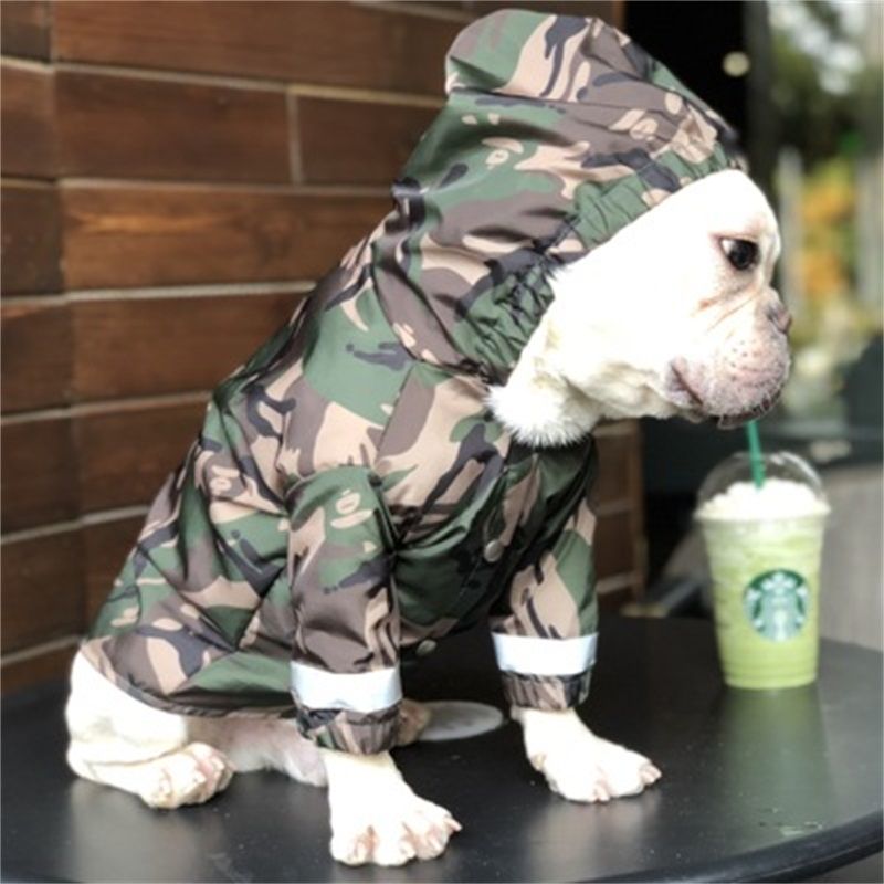 2020 Pet Tide Card Raincoat Dog Clothes Fights Thailand Di Xue