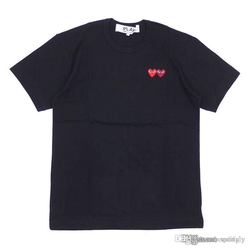 comme des garçons t shirt femme noir