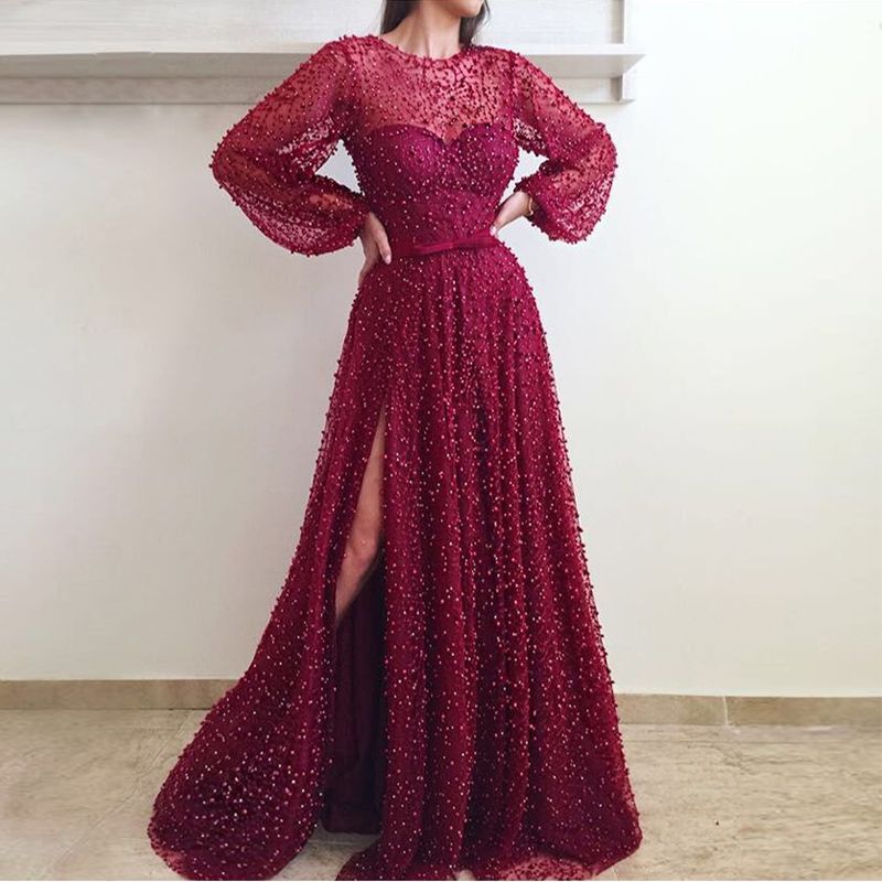 red gowns for engagement