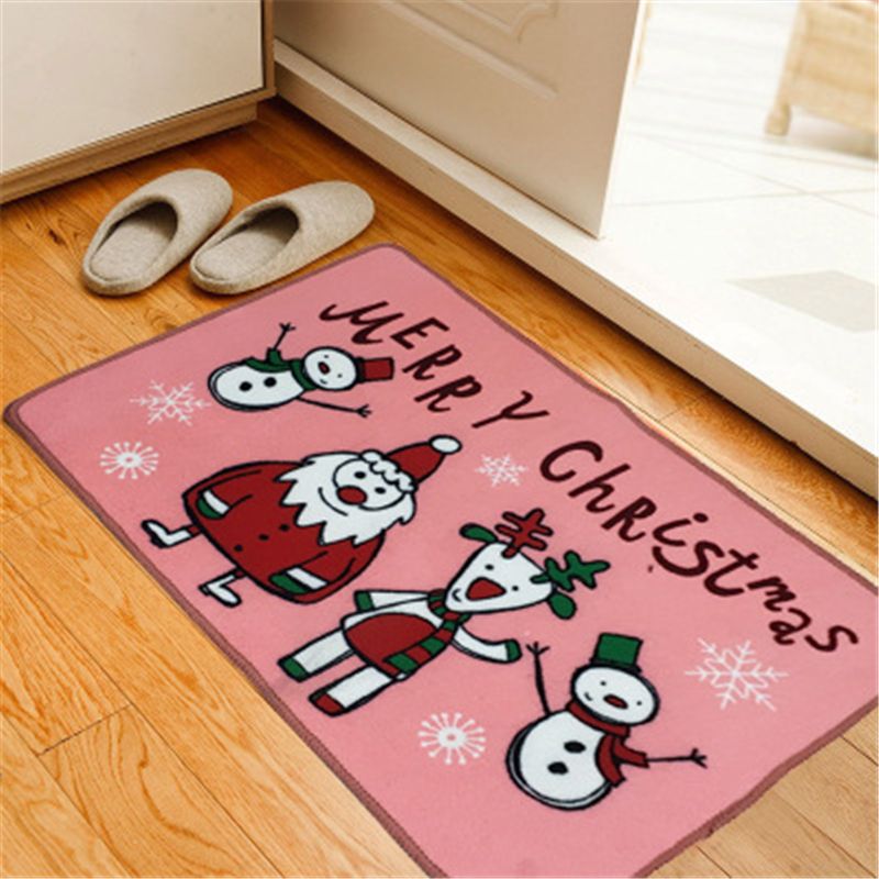 Living Room Kitchen Doormat Cartoon Pattern Rugs For Kitchen Christmas Printed Floor Mat Bath Carpet Hall Bedroom Bathroom Anti-skid Mat Pad Living Room Kitchen Doormat Cartoon Pattern Rugs For Kitchen Christmas Printed Floor Mat Bath Carpet Hall Bedroom Bathroom Anti-skid Mat Pad