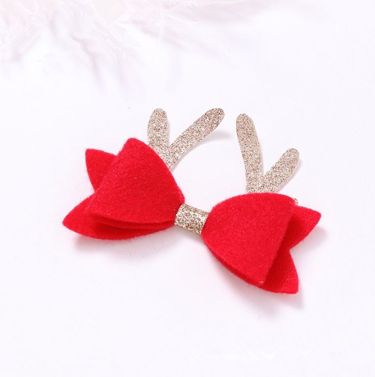 Boutique Fashion Glitter Reindeer Bow Xmas Hair Clips Hairpins Solid Felt Bowknot Supersoft Nylon Headbands Party Headware Female Hair Accessories Bridal Flower Hair Accessories From Smartphoebe 20 71 Dhgate Com