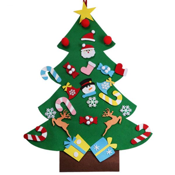 Acquista Hot Style Felt Decorazioni Alberi Di Natale Deluxe Decorato Giocattolo Bambini Fai Da Te Albero Di Natale Fatto A Mano Su Misura Ornamenti Di Design A 9 68 Dal Aillison Dhgate Com