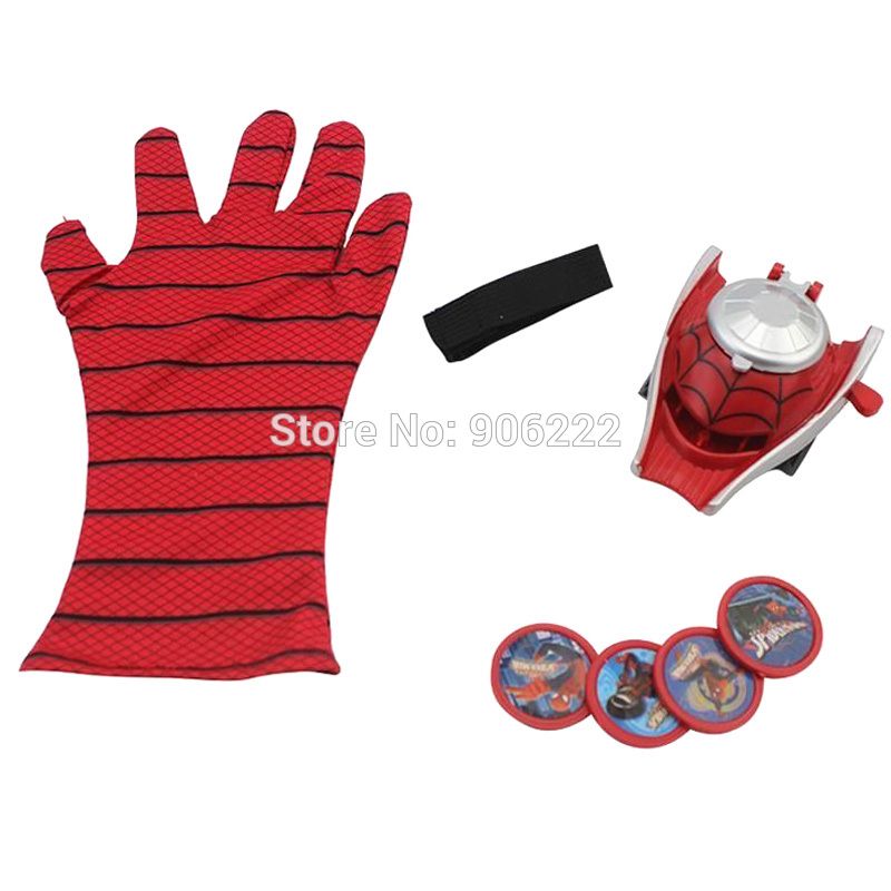 spider man gloves that shoot silly string