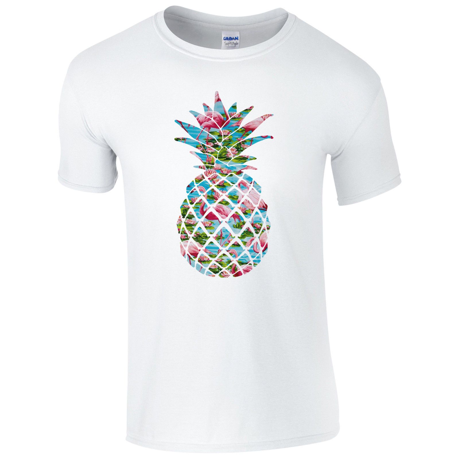 Pineapple /& Flamingo Adult Mens Casual Long Sleeve Sweater T Shirts