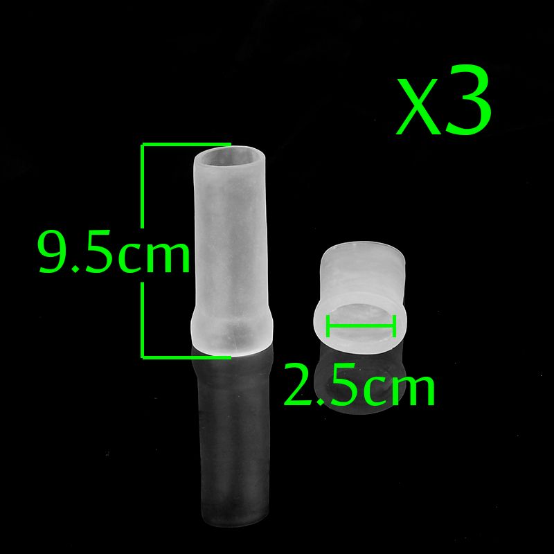 3 short big silicone tube