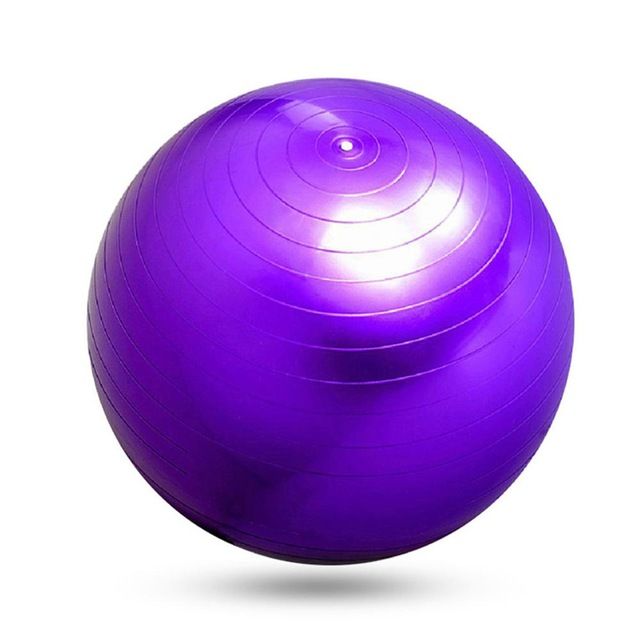 purple exercise ball
