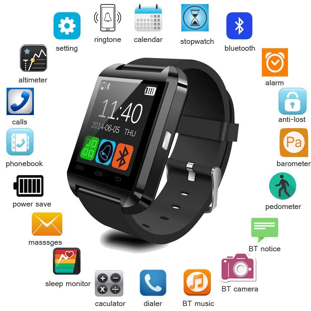 u80 bluetooth smart watch