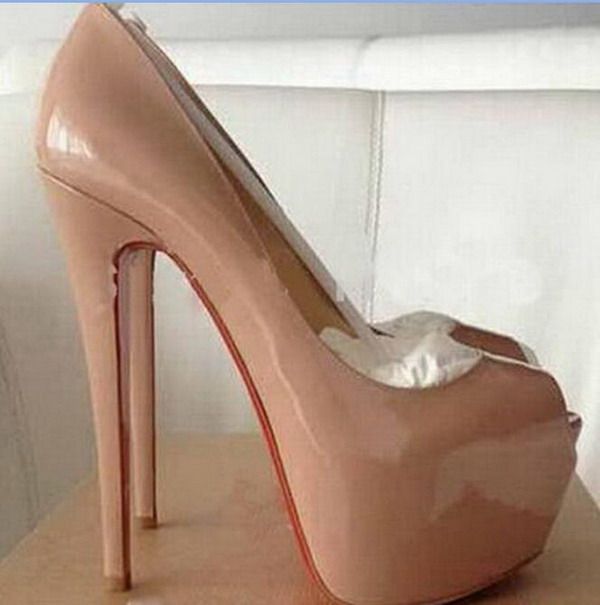 peep toe red bottoms