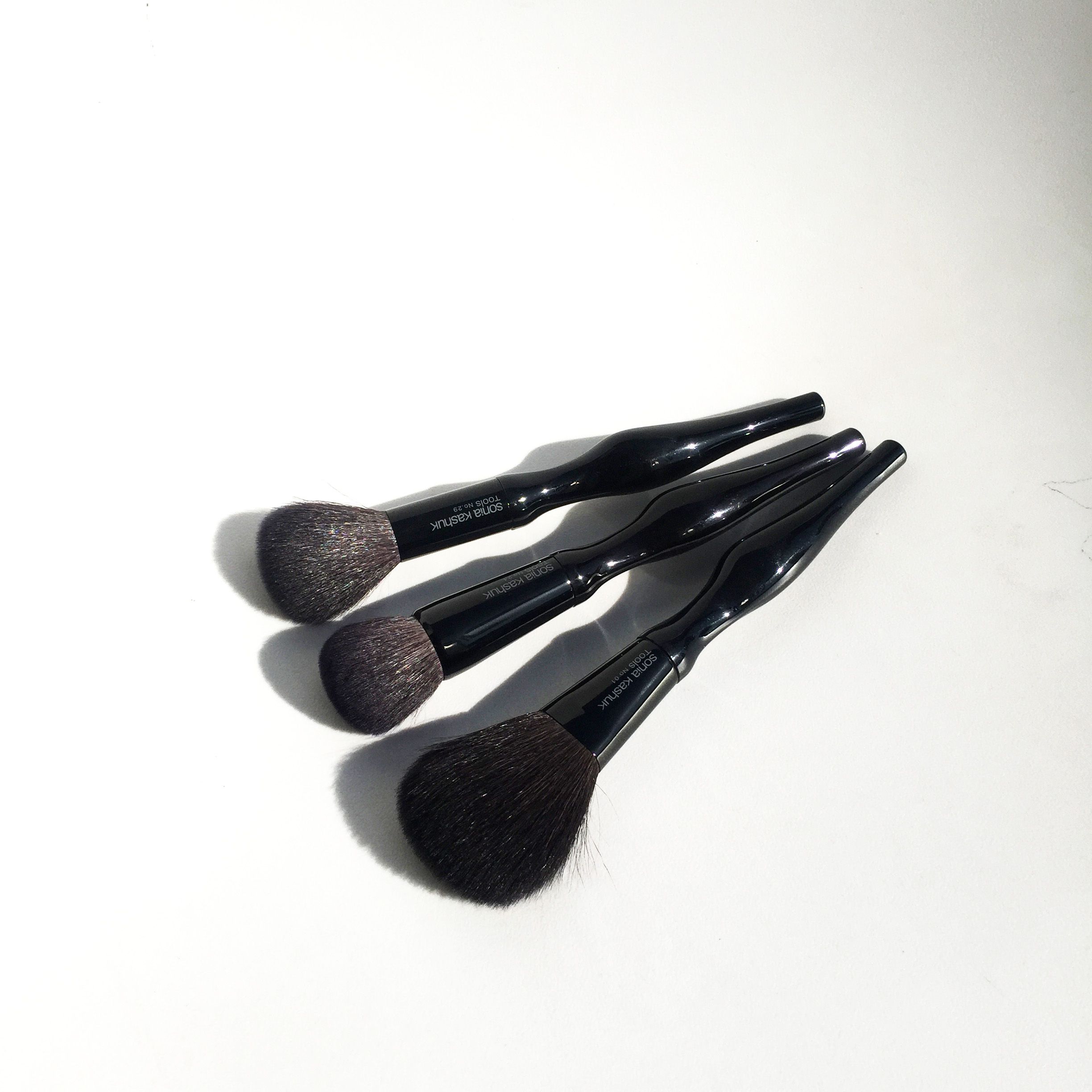 Sonia Kashuk Tools 01 Powder Brush 24 Dense Blush/Powder Brush 29 Domed  Blusher Brush - Soft