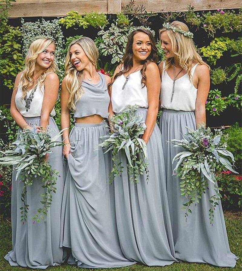 2 piece junior bridesmaid dresses