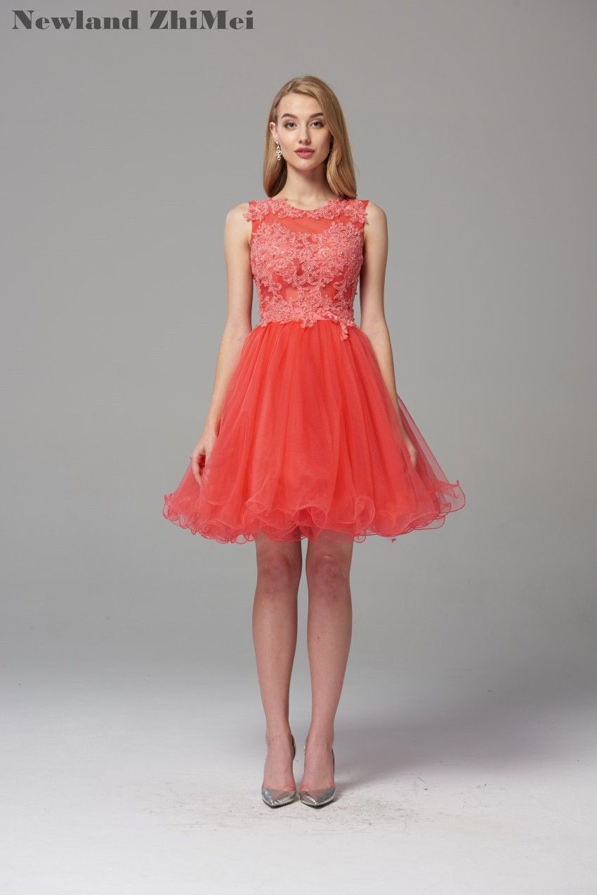 orange cocktail dresses