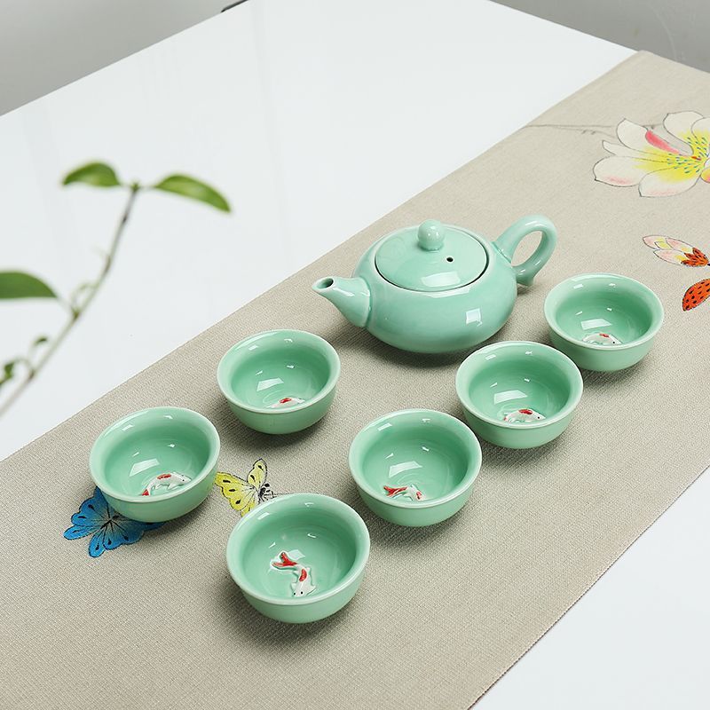 LQKYWNA Servizi da tè Ornamento Accessori da tavola da tè Rospo della Sabbia Viola Tea Pet Kung Fu Tea Decoration per Viaggi Ufficio Casa 