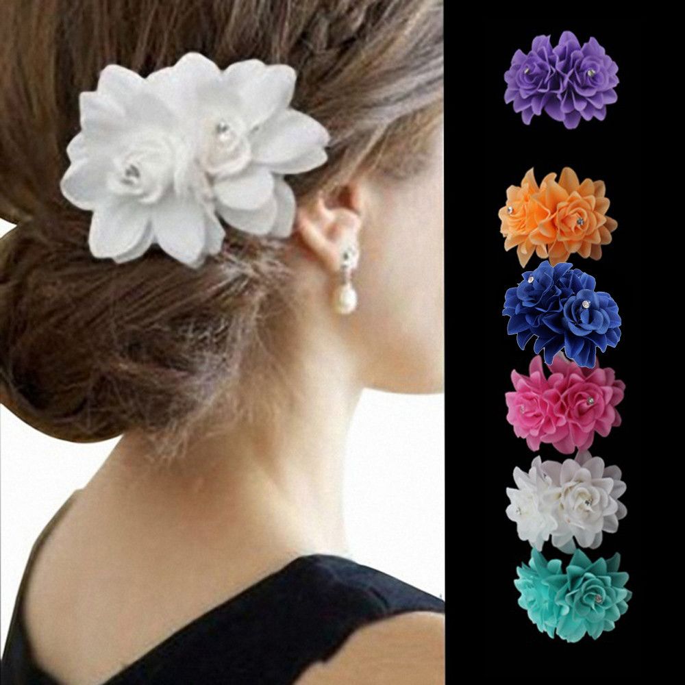 Beautiful Flower Hair Pin Clip Pin Hairband Bridal Wedding Party