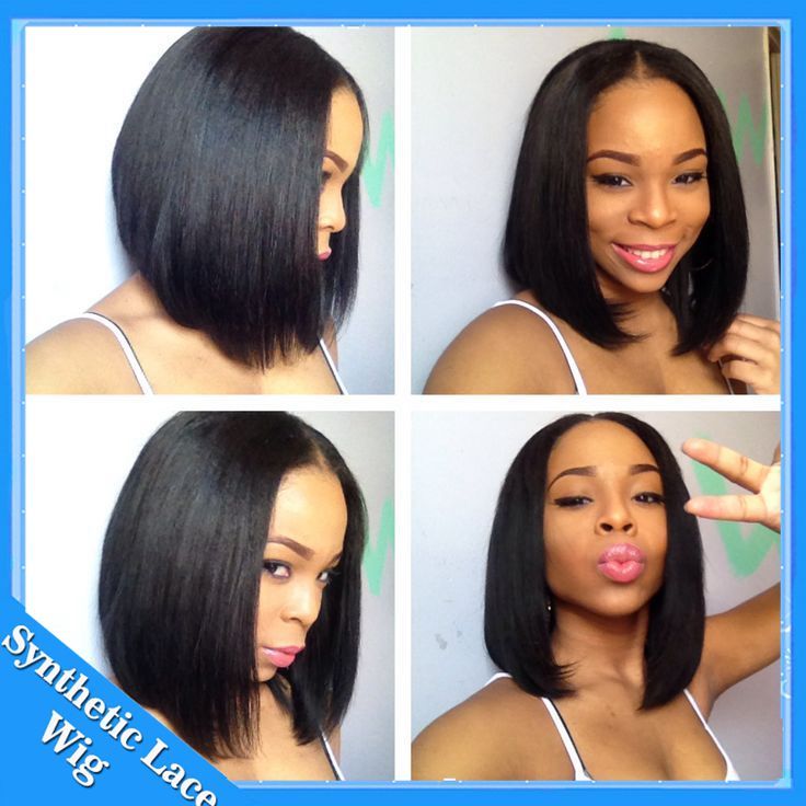 short synthetic lace wigs