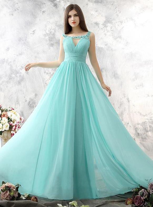 aqua blue colour dress
