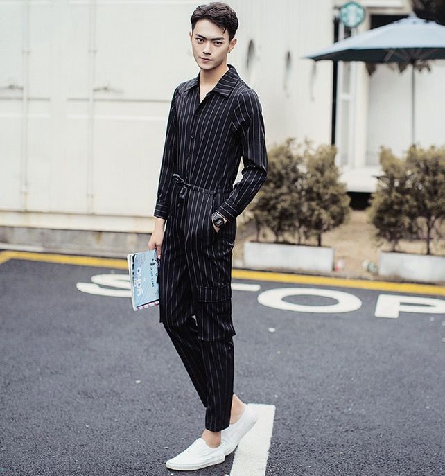 Original Onesie Tall Neck Jumpsuit Navy - Onepiece