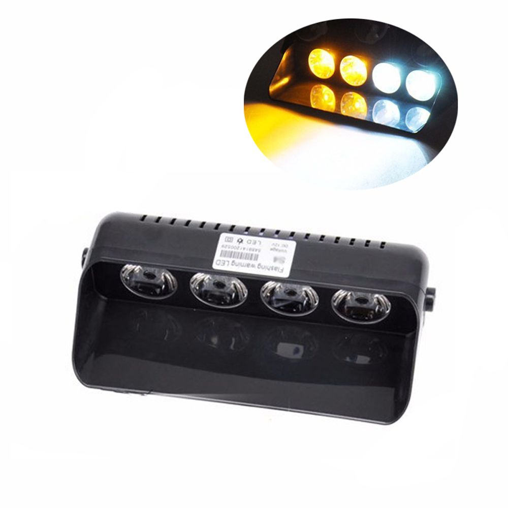 HEHEMM 6 LED Car Dash Emergency Strobe Warning Hazard Flash Light Lamp